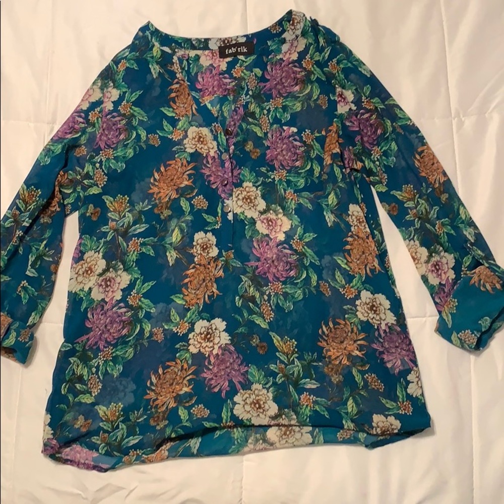 Fab’rik sheer top size medium